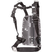 Stainless Steel Backplate Deluxe Harness