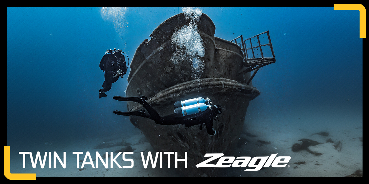 Zeagle Ranger Twin Tanks, lifestyle image